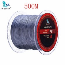 볼링 아대 볼링용품 손목신제품 2019 M 300M 500M 4 가닥 8-80LB 꼰 낚싯줄 PE 다목적 브레이드 라인 와이, 07 Gray 500M_02 12LB 0.1MM