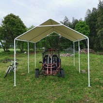 차고 자동차 주차 그늘막 천막 주차장 쉘터 캐노피, 길이 4 x 폭 2.8 (사면 천 없음)