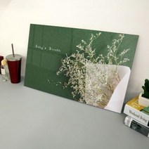 바보사랑 ca232 아크릴액자 안개꽃플라워.꾸밈, 2타입-프레임