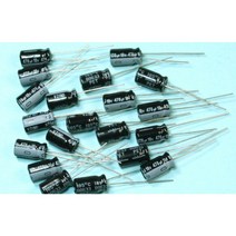 알루미늄 전해질 캐패시터/콘덴서/Capacitors - 10개 묶음 0.1%의 비밀, 22uF(25V)