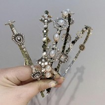로코코 앤틱 레트로 스타일 럭셔리 헤어밴드 쥬얼리