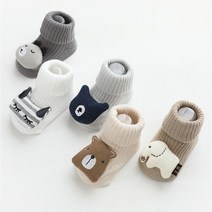 슈메르 신생아 아기 베이비인형양말 미끄럼방지 0세~3세 5종세트