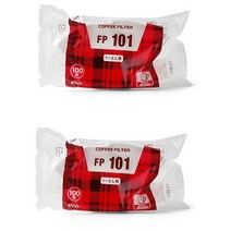 칼리타 101 백색 필터, 100매, 2개