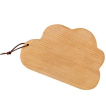 나무도마 플레이팅 원목도마 너도밤나무 구름 모양의 나무 절단 블록 바에 실용적인 경량 도마