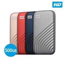 WD NEW My Passport NVMe 외장SSD 500GB, 레드