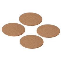 이케아 컵받침 코르크10cm 4개입 인테리어 디코스터, 상품선택, 단일품목