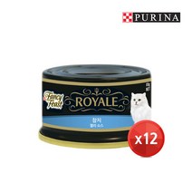 팬시피스트 로얄 고양이캔 참치 젤리소스 85G 12캔, 단품
