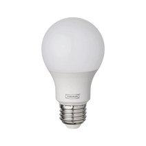 이케아 뤼에트 LED 전구 E26 470 루멘 구형 오팔 화이트