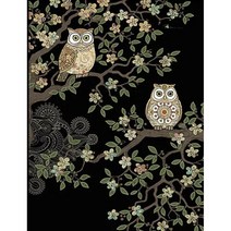 부엉이 코끼리 고양이 보석십자수 금속펜 자수 취미 생활 방콕취미 보존제 코팅제, 3번, 1개