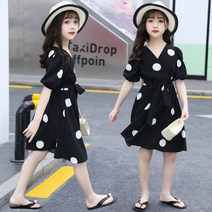 다솜 주니어 여아 토트V 원피스 외출룩