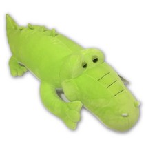 마리오네뜨 악어 바디필로우 인형 캐릭터인형, 그린, 83cm