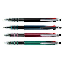 UV 니들 3색터치펜 3색볼펜 독일 잉크 스마트폰 터치펜, 블랙