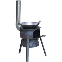 야외 캠핑 장작 스토브 옛날 드럼통 화덕 난로 불, 회색상자표준35cm2퍼니스서클선물가방