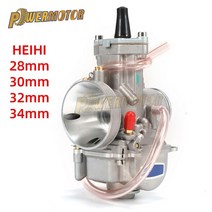 오토바이 기화기 사륜 바이크 34 pwk 유니버설 28 30 32 for mikuni 파워 제트 레이싱 부품 스쿠터 75 250cc motocross, pwk 32mm
