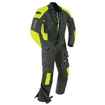 Joe Rocket 1370-4603 Survivor 남성용 직물 투어링 수트 (블랙/Hi-Viz 네온 미디엄) 421420