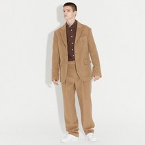 [NOHANT] CASHMERE SINGLE BREASTED JACKET BEIGE