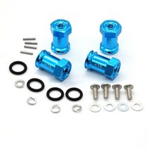 GPM ERV010 및 15mm 휠 육각 어댑터 세트 RC 자동차 TRX 1/16 Mini E Revo 와이드 바디 낮은 무게 중심 결합기, [05] 파란