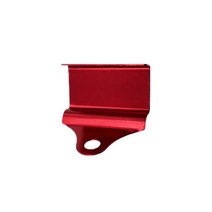 3 In 1 LED 오토바이 전자 시계 디지털 디스플레이 전압계 시계 IP67 방수 방진 다채로운 온도계, 06 Red Holder