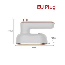 스팀다리미 호환 전문 마이크로 스팀 다리미 휴대용 미니 의류 기계 전기 스마트 홈 여행 비즈니스 발생기, [04] EU Plug 60ml