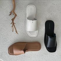 [3color] 바이 트임 뮬 1cm 슬리퍼 소가죽 정장 블로퍼 발이 편한 제니 아이유 상수룩 코디 사무용 사무실 원피스 틱