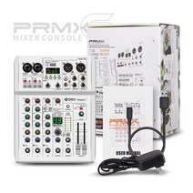 음향기기 오디오 믹서 인터페이PRMX-6 사운드 믹싱 콘솔 USB/PC 레코드 5.0 BT 99 DSP 효과 스튜디오 품질, 01 PRMX-6