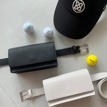 루이 롱 볼파우치 벨트 골프힙색 거리측정기가방 공주머니 볼케이스, 루이 롱 볼파우치-블랙