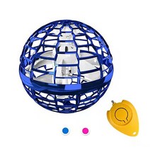 플라잉드론 플라잉 볼 스피닝 완구 끝없는 핸드 컨트롤 센서 드론 제스처 트릭 스피너 부메랑 미니, [01] Blue