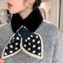 여성 리본 퍼머플러 5컬러 1P 가을 겨울 목도리