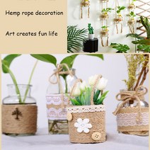 밧줄 마닐라 로프 줄다리기 운동회10M 천연 황마 로프 꼬기 대마 트위스트 코드 마크라메 문자열 DIY 공예
