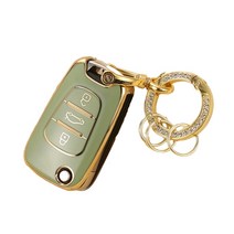 더빛나 현대 기아 골드라인 폴딩키 키케이스 키홀더, 민트그린