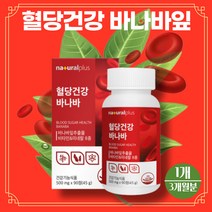 혈당건강 엔 활력 바나바잎 추출물 3개월분 여주 돼지감자 가루 분말 종합비타민 미네랄 식후혈당 상승억제 도움 50대 60대 건강선물