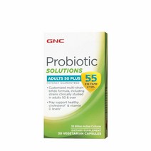 GNC (미국직배) 실버 프로바이오틱스 550억 유산균 30정 Probiotic Solutions Adults 50 Plus, 1개