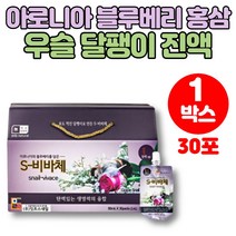 식용 달팽이 즙 진액 액기스 엑기스 아로니아 블루베리 홍삼 농축액 콘드로이친 우슬 오가피 당귀 백작약, 1박스, 1개