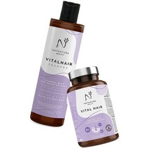 VITAL HAIR 양파 추출물 함유 비오틴 & 샴푸 유럽 1위 탈모방지 치료제, 1개