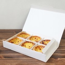 종이나라 에그타르트 상자 10매 6구 4구(칸막이포함), 10개, 6구(칸막이포함)