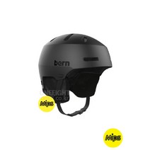 [기타브랜드] 번 스노우보드 헬멧 마콘 2.0 밉스 BERN BLACK, 사이즈:L(59-62cm)