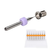 3D프린터 입문용 교육용 호환 무선 10 개/몫 혼합 0.4mm 3D 프린터 부품 V5 V6 MK7 MK8 1.75 3mm 노즐 청소, 04 0.4mm
