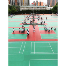 젤슨 야외 플라스틱 농구 코트 매트 U형 트랙 배드민턴 테니스 pvc 스포츠 바닥, 푸른