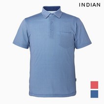 인디안 INDIAN 여름 잔무늬체크 카라티셔츠_MITASWM4516