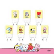 BT21 멀티고속충전기 PD QC3.0 듀얼 USB/C타입 20W, TATA