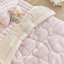 [파르페by알레르망] 푸딩 고밀도면 바이오워싱 키즈 차렵이불 S SS