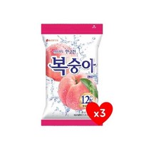 롯데 복숭아캔디 153g 3개 심심풀이 사무실간식 탕비실사탕 유아간식 군것질 졸음방지, 6개