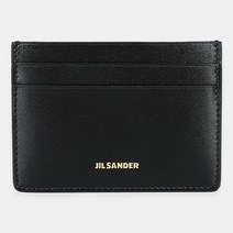 디몬트 22 F/W 질샌더 공용 로고 레더 카드 홀더(블랙) J07VL0006 P4840 001
