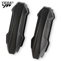 할리 엔진가드 1쌍 범용 엔진 가드 범퍼 크래시 바 블록 YZF-R3 YAMAHA YZF750R YZFR1, 02 B balck NO LOGO