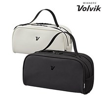 22년 NEW VOLVIK 볼빅 투웨이 골프 볼 파우치 손가방 대회선물, 블랙