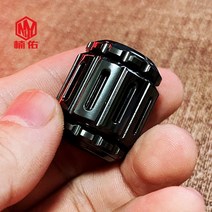 1PC 티타늄 합금 EDC 나이프 비즈 블랙 미러 워해머 매는 밧줄 펜던트 Fingertip Gyro Paracord Beads, [02] Zirconium alloy