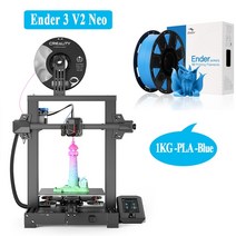 3D프린터-Creality Ender- V2 Neo D 프린터 CR-Touch 자동 레벨링 안정적인 2 비트 메인 보드 풀 메탈 압출, 05 add PLA Blue