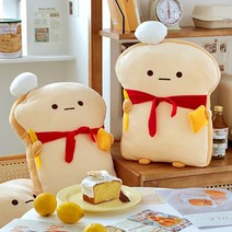 요리왕 식빵쿠션 말랑말랑 등쿠션 필로우 인형 집들이선물 친구선물 귀여운소품