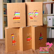 땡쓰몰 포토북 미니앨범 4x6 레인보우 포켓앨범 (100매), 기린, 100매