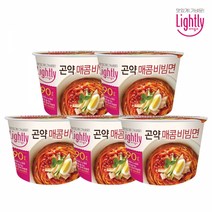 [라이틀리] 곤약 매콤비빔면 216.5g x5개, 5개